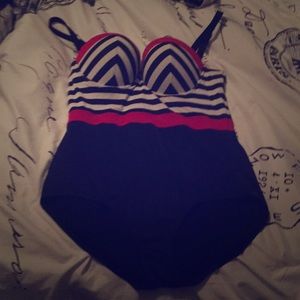 Torrid one piece swim suit.